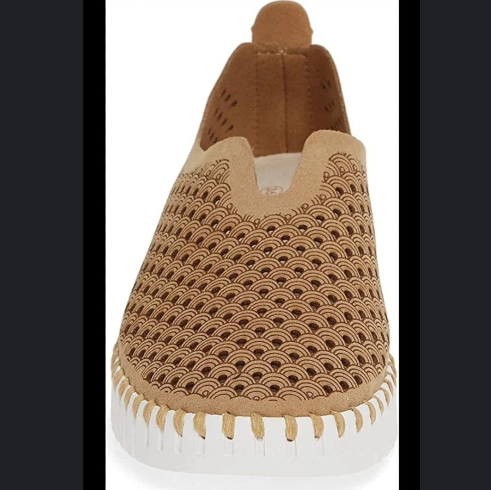 Ilse Jacobsen Tulip Hornbaek Perforated Breathable Slip On Shoes Eu 40 US 9.5